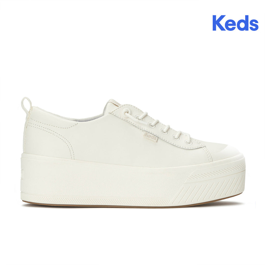 Women's Skyler Slip On Leather Snow White Sneaker